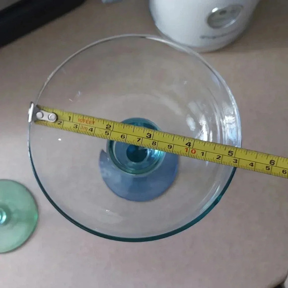 Pier 1 | Set of 3 Colorful Margarita Glasses - Picture 3 of 11